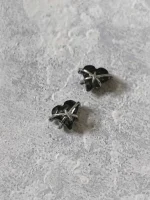 استیکر برجسته ناخن راسا طرح قلب در بند مشکی