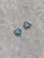 استیکر برجسته ناخن راسا طرح قلب فیروزه ای