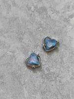 استیکر برجسته ناخن راسا طرح قلب فیروزه ای