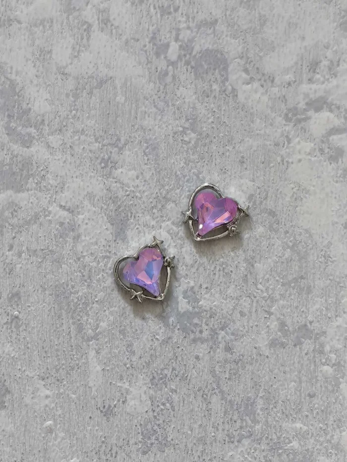 استیکر برجسته ناخن راسا طرح قلب یاسی