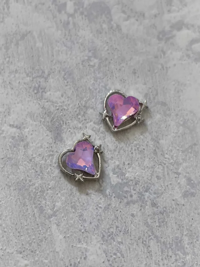 استیکر برجسته ناخن راسا طرح قلب یاسی