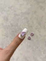 استیکر برجسته ناخن راسا طرح قلب یاسی