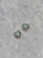 استیکر برجسته ناخن راسا طرح قلب نقره ای