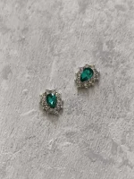 استیکر برجسته ناخن راسا طرح نگین فیروزه ای