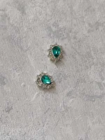 استیکر برجسته ناخن راسا طرح نگین فیروزه ای