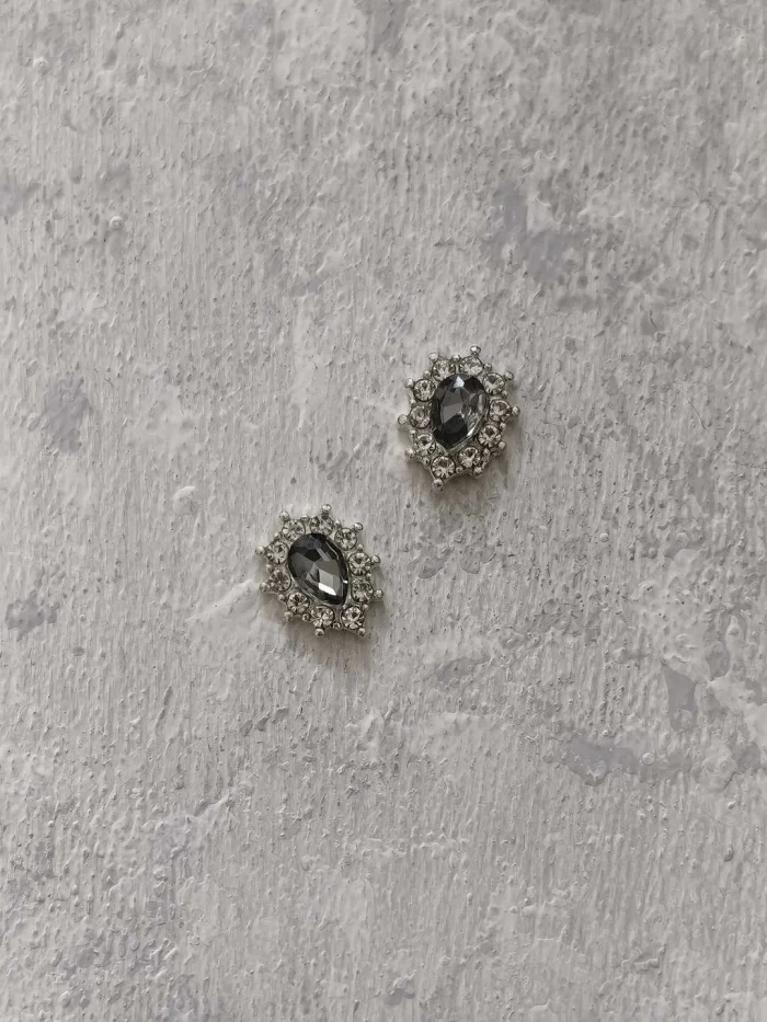 استیکر برجسته ناخن راسا طرح نگین آبی