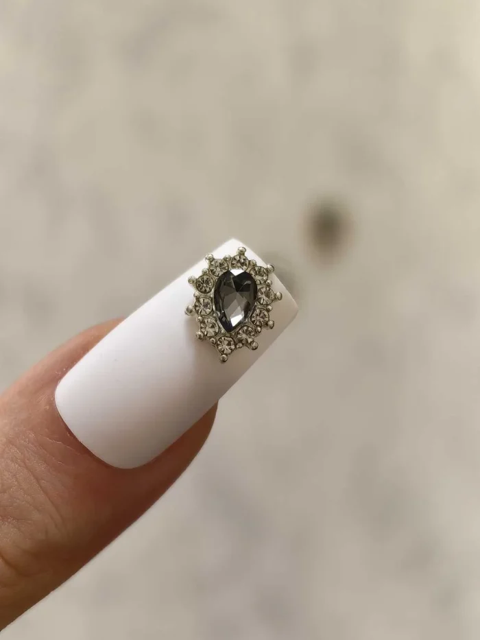 استیکر برجسته ناخن راسا طرح نگین آبی