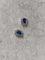 استیکر برجسته ناخن راسا طرح نگین آبی