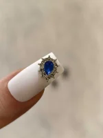 استیکر برجسته ناخن راسا طرح نگین آبی