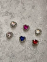 استیکر برجسته ناخن راسا طرح قلب نگین دار