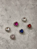 استیکر برجسته ناخن راسا طرح قلب نگین دار