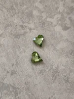 استیکر برجسته ناخن راسا طرح قلب رنگی سبز