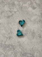 استیکر برجسته ناخن راسا طرح قلب رنگی آبی آسمانی