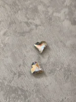 استیکر برجسته ناخن راسا طرح قلب رنگی سفید