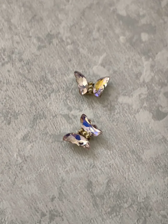 استیکر برجسته ناخن راسا طرح پروانه شیشه ای