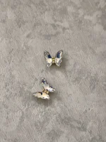 استیکر برجسته ناخن راسا طرح پروانه رنگ سفید