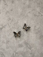 استیکر برجسته ناخن راسا طرح پروانه رنگ مشکی