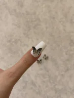 استیکر برجسته ناخن راسا طرح پروانه رنگ مشکی