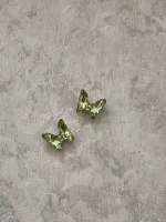 استیکر برجسته ناخن راسا طرح پروانه رنگ سبز