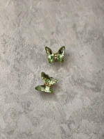 استیکر برجسته ناخن راسا طرح پروانه رنگ سبز