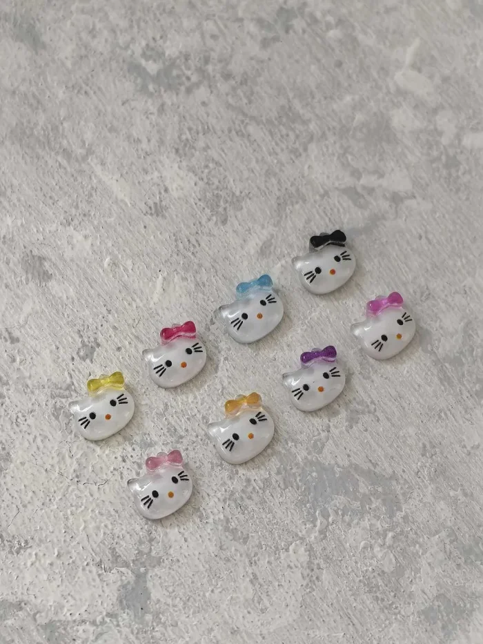 استیکر برجسته ناخن راسا طرح صورت کیتی