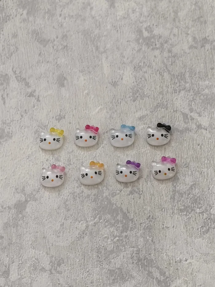 استیکر برجسته ناخن راسا طرح صورت کیتی