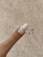 استیکر برجسته ناخن راسا طرح صورت کیتی رنگ آبی