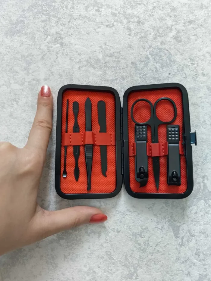 ست مانیکور و ناخن گیر جیبی راسا مسافرتی 7 تکه