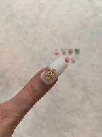 استیکر برجسته ناخن راسا طرح خرس رزینی