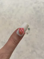 استیکر برجسته ناخن راسا طرح خرس رزینی