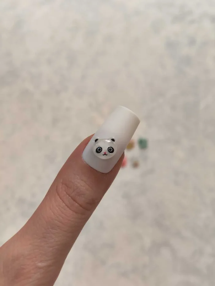 استیکر برجسته ناخن راسا طرح پاندا رزینی
