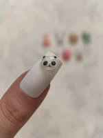 استیکر برجسته ناخن راسا طرح پاندا رزینی