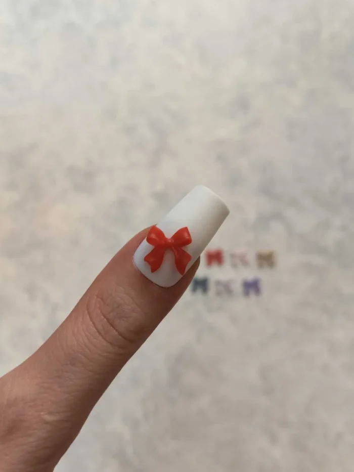 استیکر برجسته ناخن راسا طرح پاپیون رنگی مات