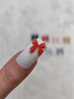 استیکر برجسته ناخن راسا طرح پاپیون رنگی مات