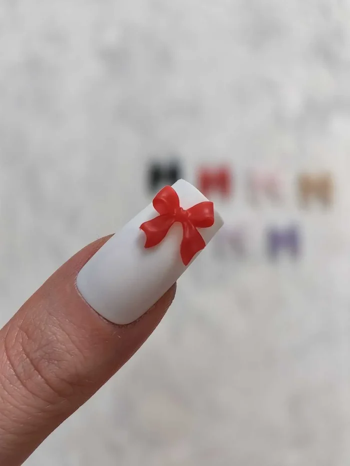 استیکر برجسته ناخن راسا طرح پاپیون رنگی مات