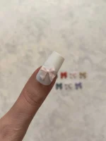 استیکر برجسته ناخن راسا طرح پاپیون رنگی مات