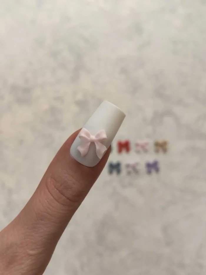 استیکر برجسته ناخن راسا طرح پاپیون رنگی مات