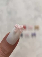 استیکر برجسته ناخن راسا طرح پاپیون رنگی مات