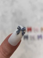 استیکر برجسته ناخن راسا طرح پاپیون رنگی مات