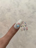 استیکر برجسته ناخن راسا طرح هلوکیتی رنگی