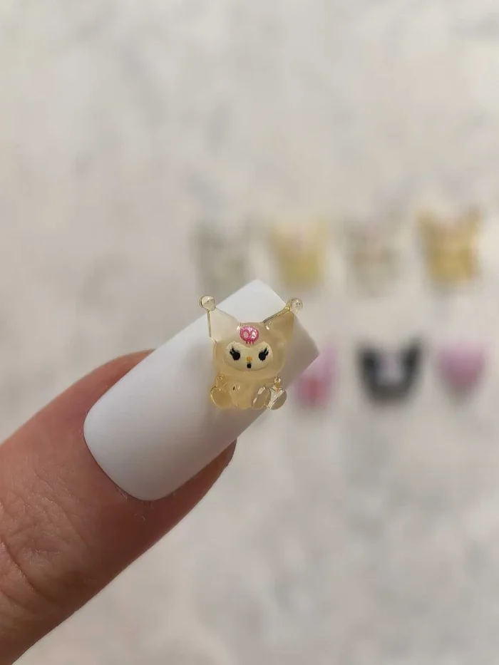 استیکر برجسته ناخن راسا طرح کرومی رنگی