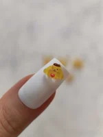 استیکر برجسته ناخن راسا طرح خرگوش پوکمون رزینی زرد