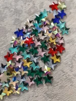 استیکر برجسته ناخن راسا طرح ستاره نوک تیز رنگی