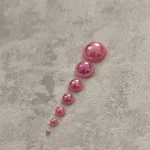 استیکر برجسته ناخن راسا طرح نگین صورتی بسته 7 عددی