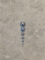 استیکر برجسته ناخن راسا طرح نگین آبی بسته 7 عددی