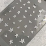 لنز و استیکر [اسلایدر] برجسته ناخن راسا طرح ستاره کد RSL09