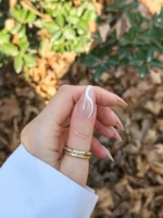 ناخن مصنوعی رنگ ناخن راسا طرح فرنچ کد RSF17