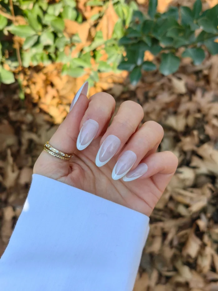 ناخن مصنوعی رنگ ناخن راسا طرح فرنچ کد RSF21