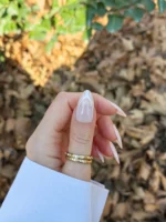 ناخن مصنوعی رنگ ناخن راسا طرح فرنچ کد RSF25