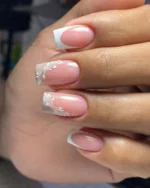 ناخن مصنوعی راسا مناسب عروس طرح گل و فرنچ